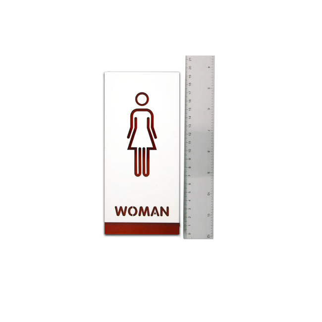 Female, Toilet, Restroom Signs, Acrylic