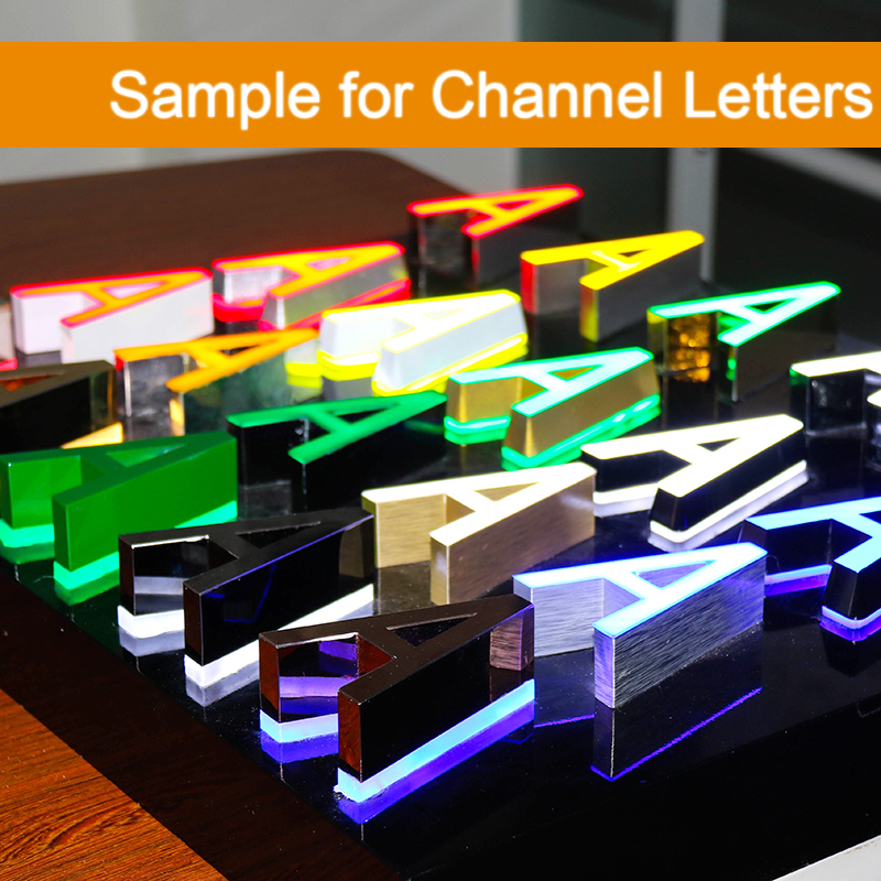 Sample for Channel Letters-A Random Letter Product