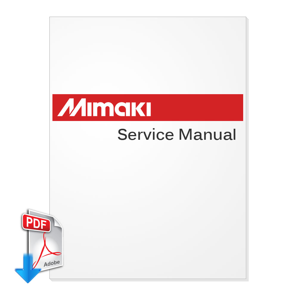 MIMAKI CJV30-60 / CJV30-100 / CJV30-130 / CJV30-160 / TPC-1000 Printer Cutter English Service Manual