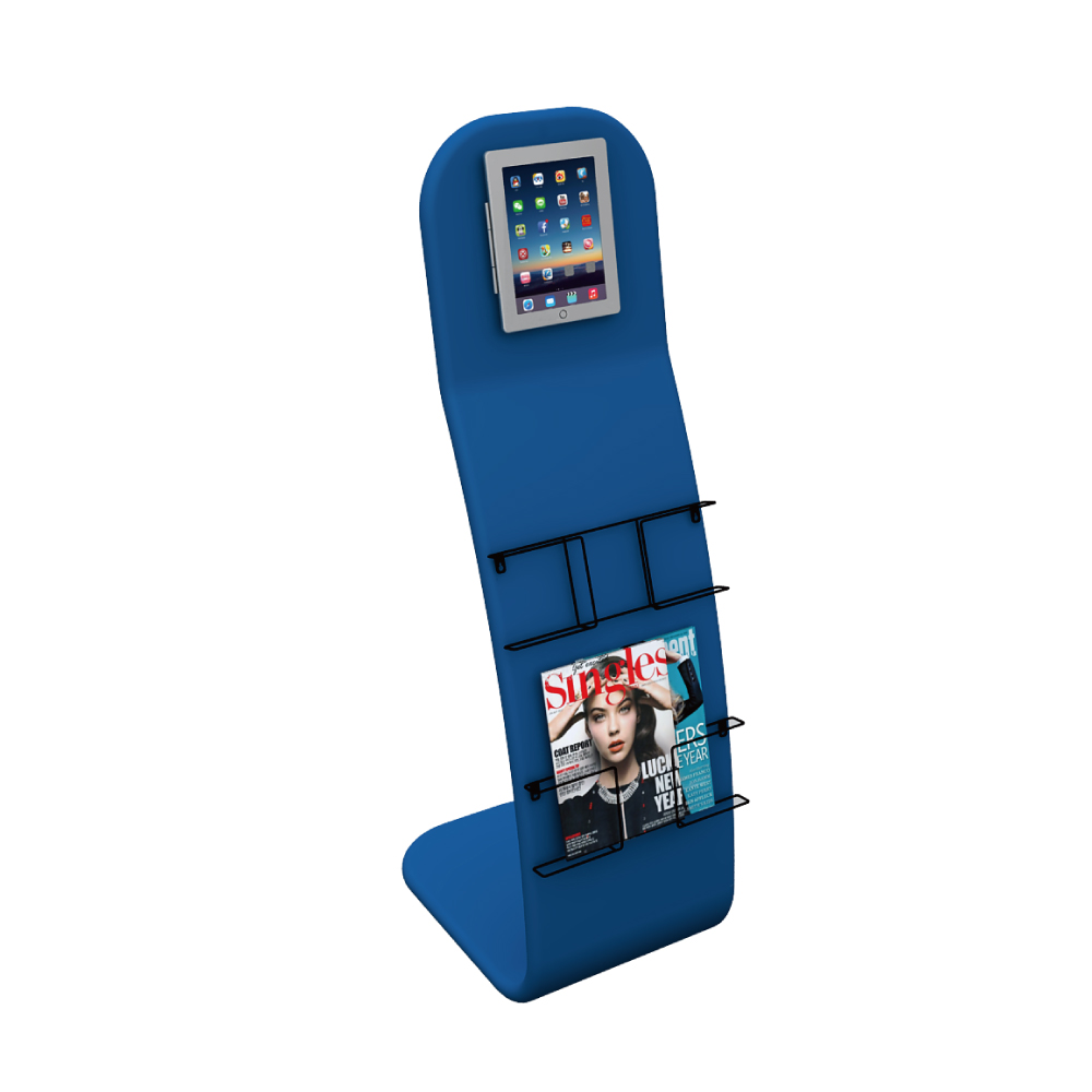 Ipad Stand with Magazine Rack 01
