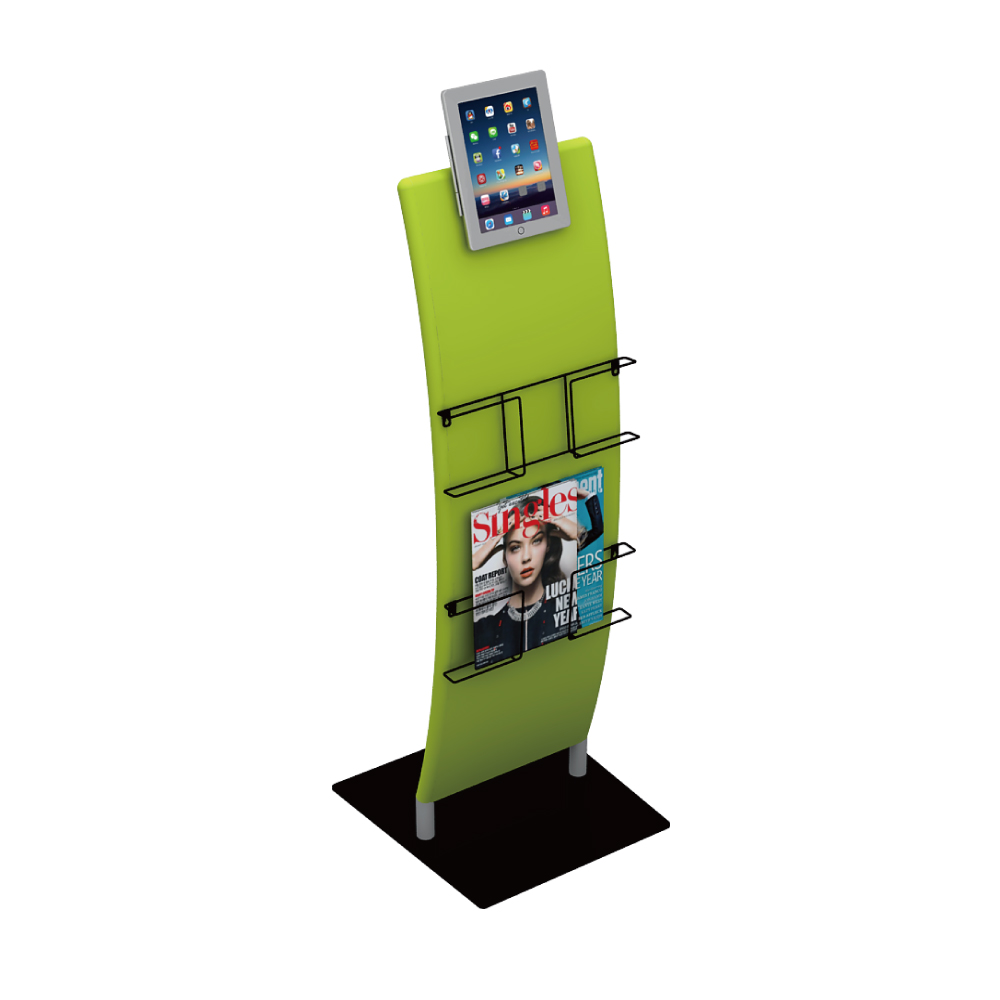 Ipad Stand with Magazine Rack 02