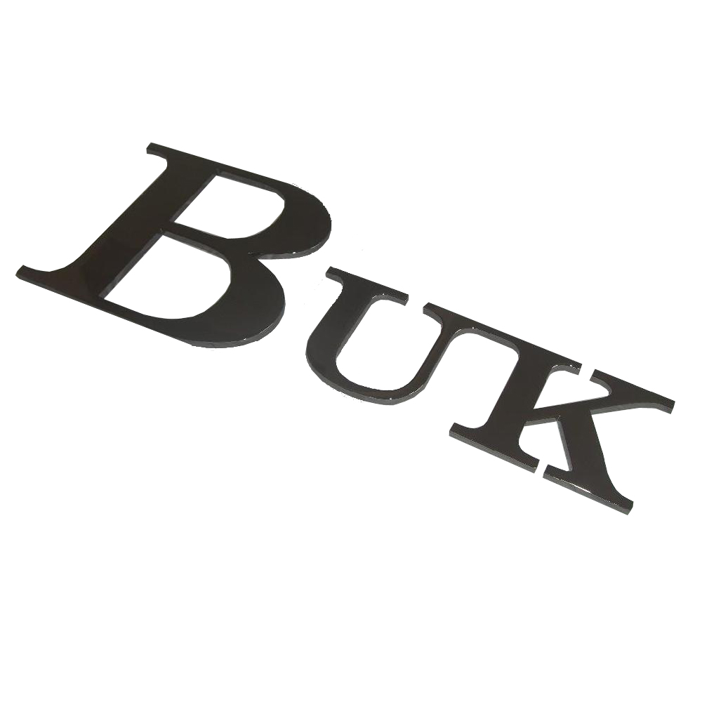 Stainless Steel Plate Cutting Solid Word Symbol Customization