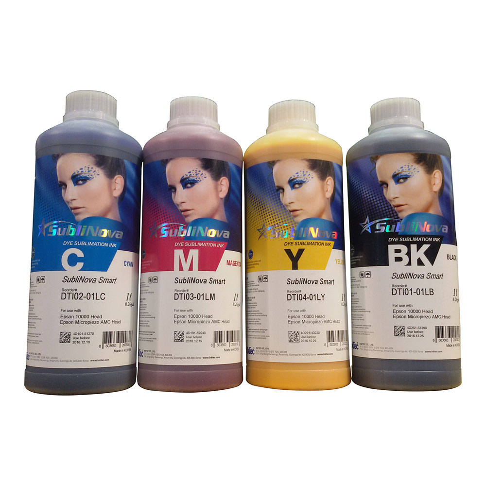 4L Original Inktec SubliNova Smart Inkjet Dye Sublimation Ink for All Colors (DTI)