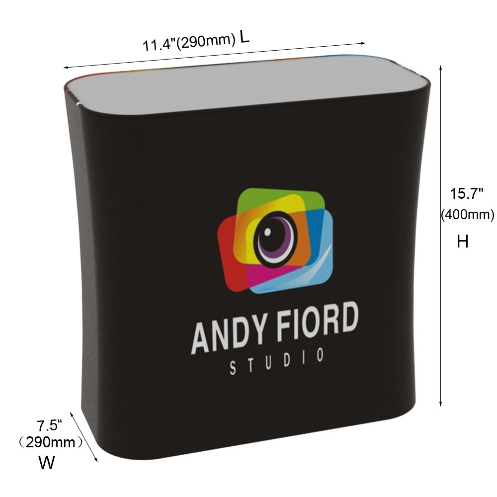 Sample - Mini Rectangle Tension Fabric Counter (Custom Graphics) Sample - Mini Rectangle Tension Fabric Counter (Custom Graphics)