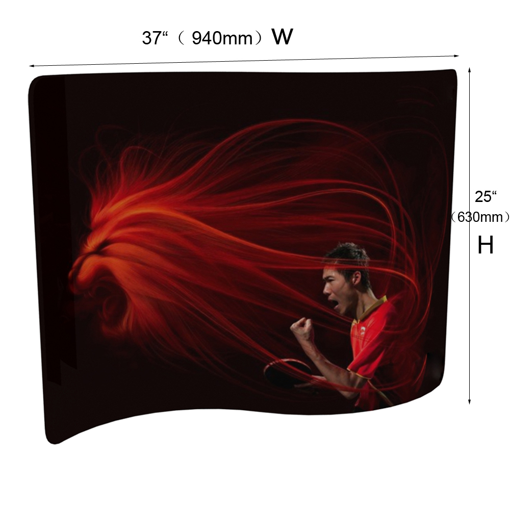 Sample - Mini S Shape Fabric Display Wall (Custom Graphics) Sample - Mini S Shape Fabric Display Wall (Custom Graphics)