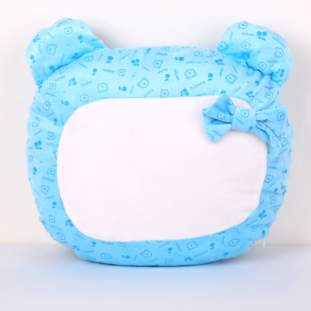  Sublimation Blank Pillow Case with Little Bear Shape Cartoon Fashion Cushion Cover, 20pcs/package