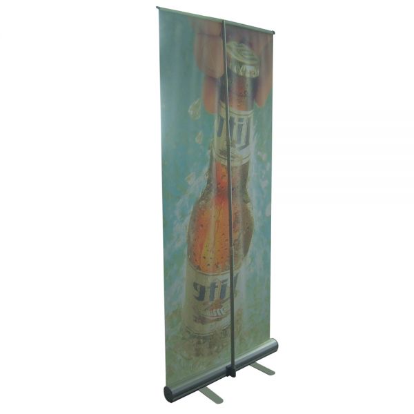 33" W x 79" H Economy Adjustable Roll Up Banner(Graphic Included)