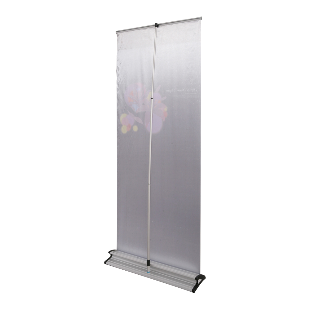 33" W x 79" H V-Shaped Base Roll Up Banner (Graphic Included)