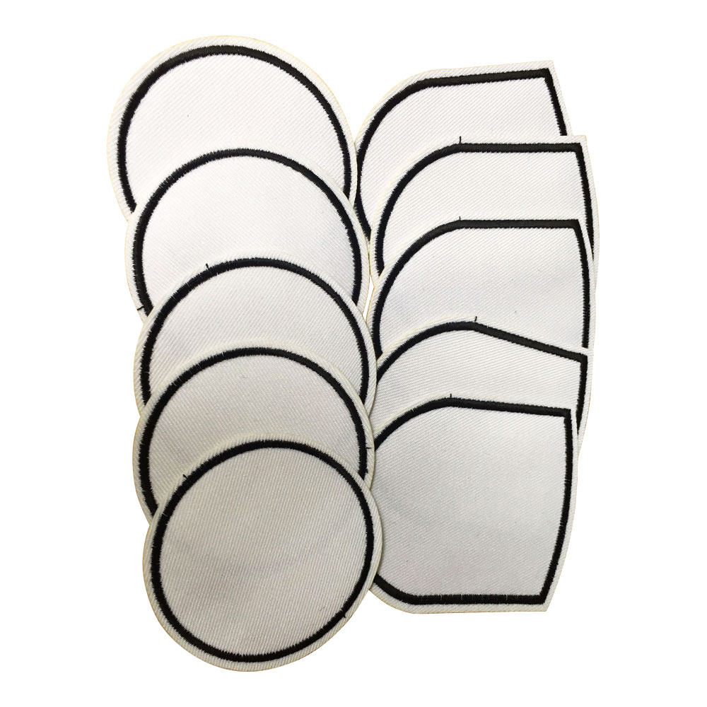 Blank Iron On Sublimation Patch Fashionable Badge Patch