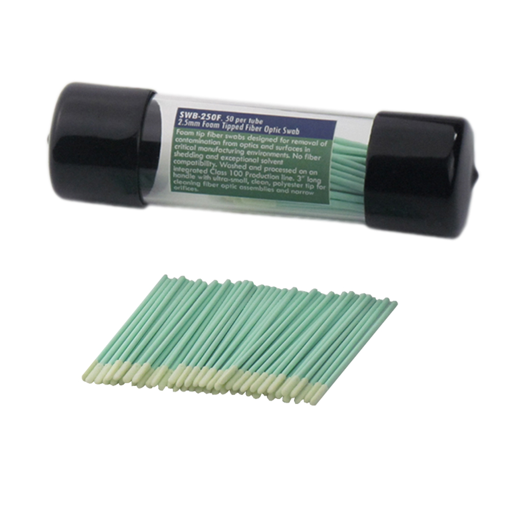 50 Pieces Fiber Optic Cleaning Swabs,SWB-250FS 2.5mm