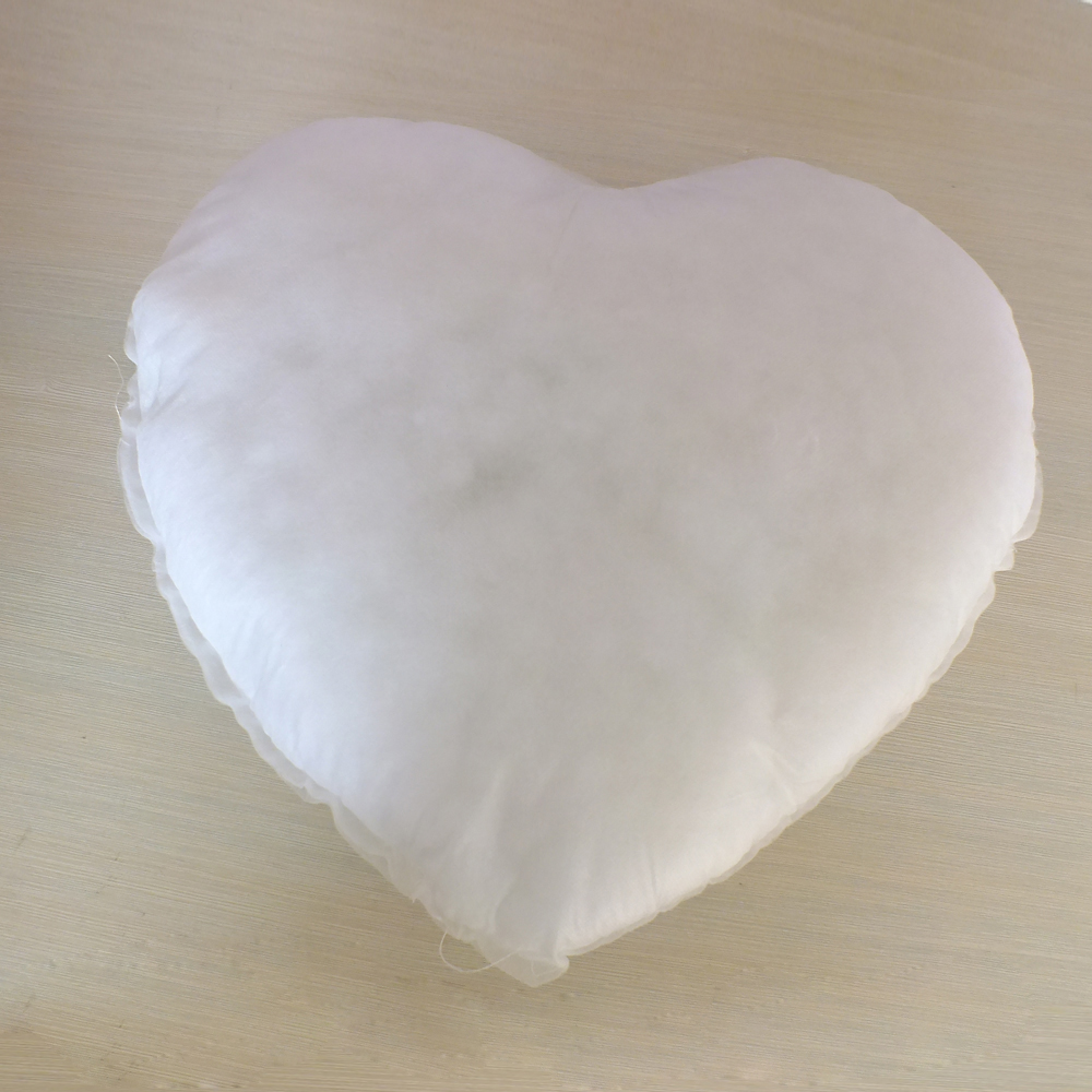 300gsm White Heart Shape Pillow Inner Cushion Core
