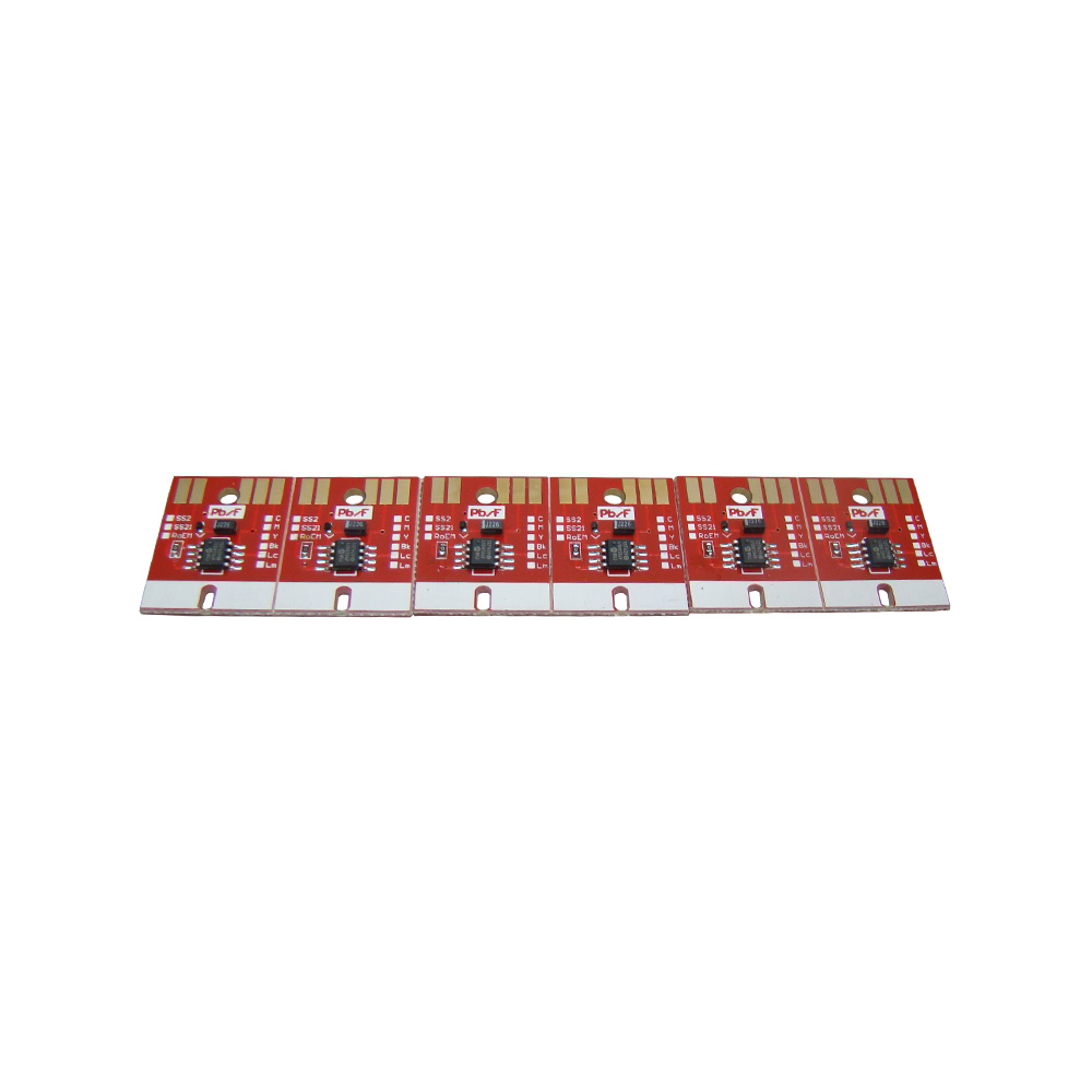 Chip Permanent for Mimaki JV300 BS3 Cartridge 6 colors CMYKLcLm