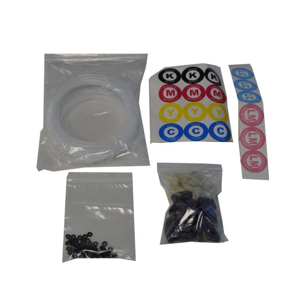 Roland / Mimaki Bulk Ink System Parts ( for 6 Bottles, 12 Cartridges)