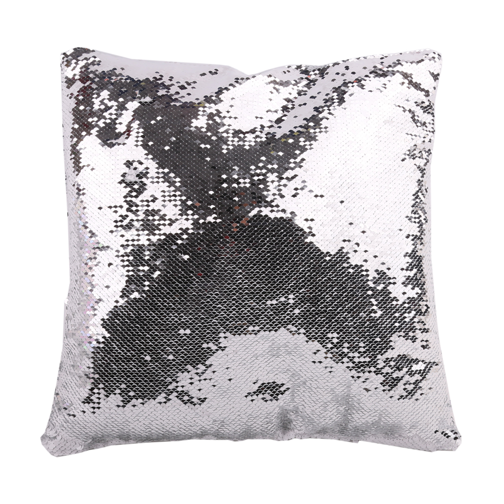 US Stock - 10pcs Square Blank Reversible Sequin Magic Swipe Pillow Cover Cushion Case for Sublimation(Local Pick-Up)