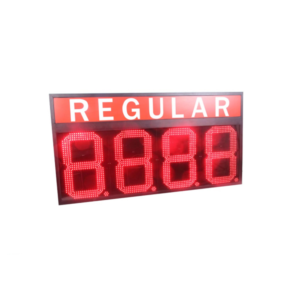 24" LED Gas Station Electronic Fuel Price Sign Red Color Regular Motel Price Sign 24" LED Gas Station Electronic Fuel Price Sign Red Color Regular Motel Price Sign