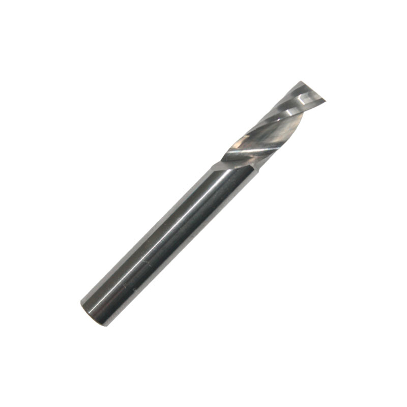Solid Carbide 1 Flute Spiral CNC Cutting Bits, 3.175mm SHK