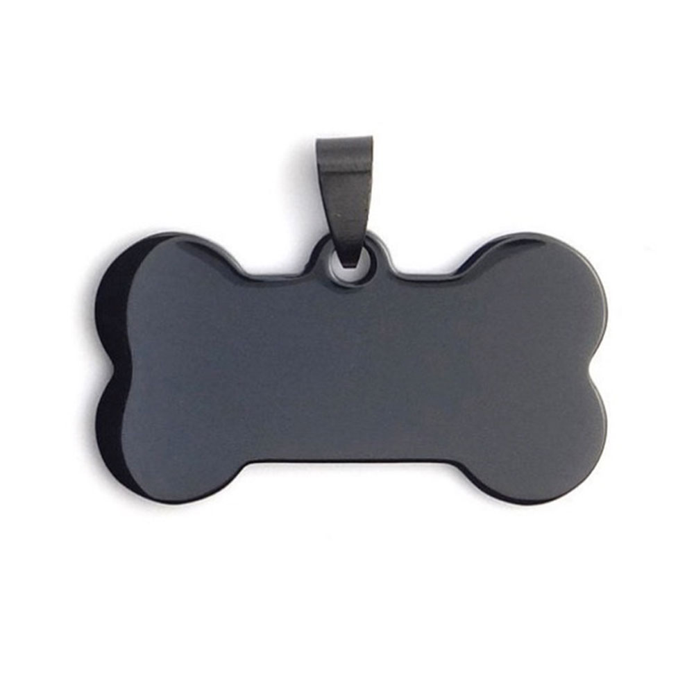 High Quality Stainless Steel Blank Bone Pet Dog Tags Pendants Laser Engraving