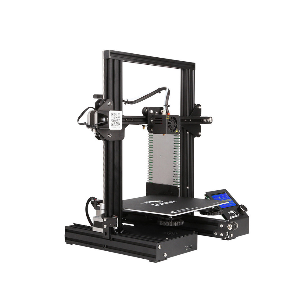 US Stock, Creality Ender3 3D Printer Resume Print OSHW Certified 220 x 220 x 250 mm DC 24V 15A