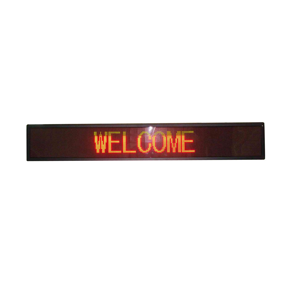 50" x 8" Indoor 4 Lines LED Scrolling Sign (Tricolor or Single Color)