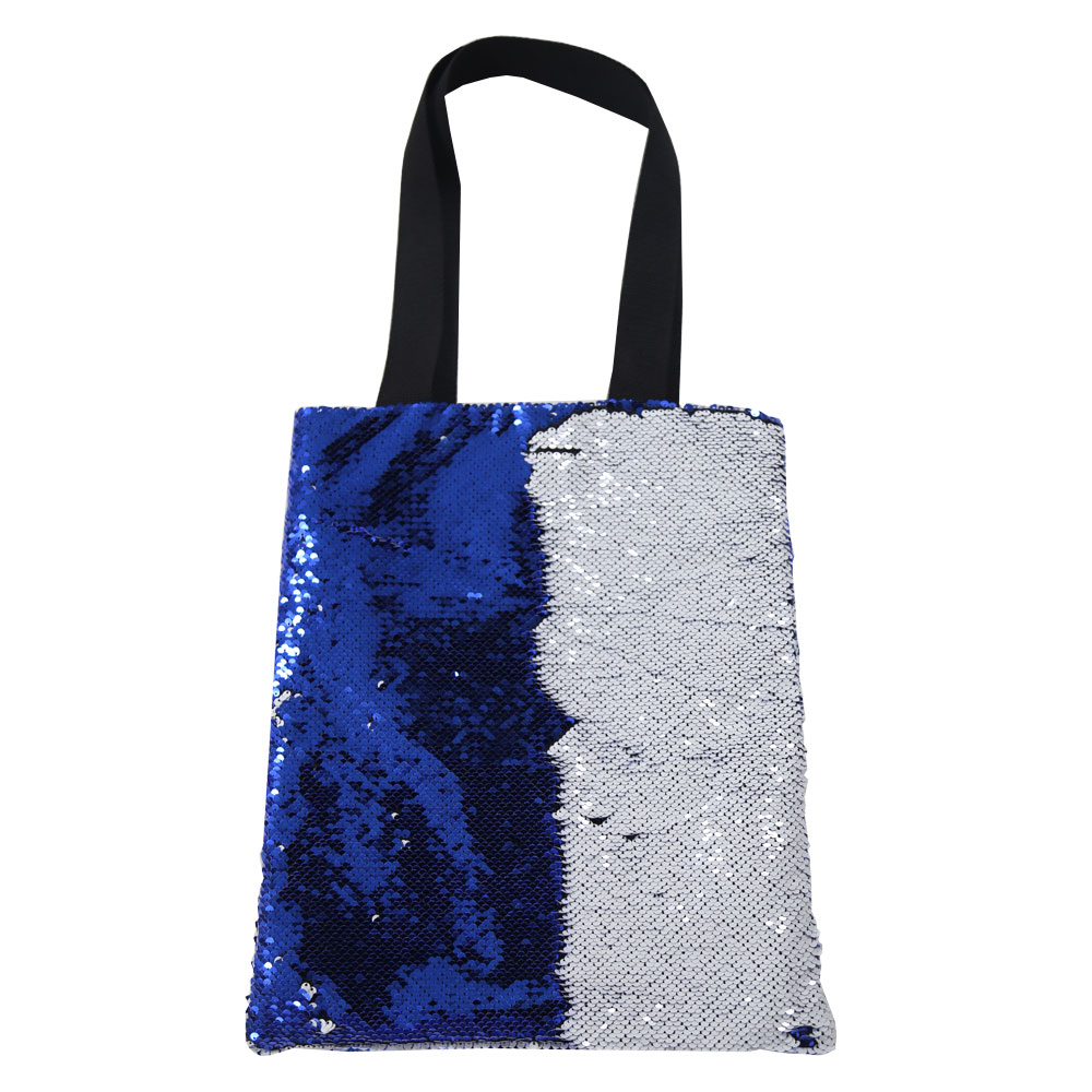 10pcs Blank Sublimation Tote Bags with Double-side Reversible Sequin Magic Carry Bags