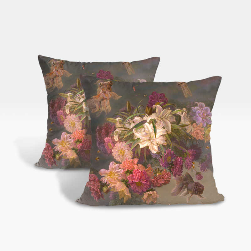 Cushion Cover Pillow Cover Throw Pillow Case, Decorative Square Artistic Design Pillow Case (Pattern 4)