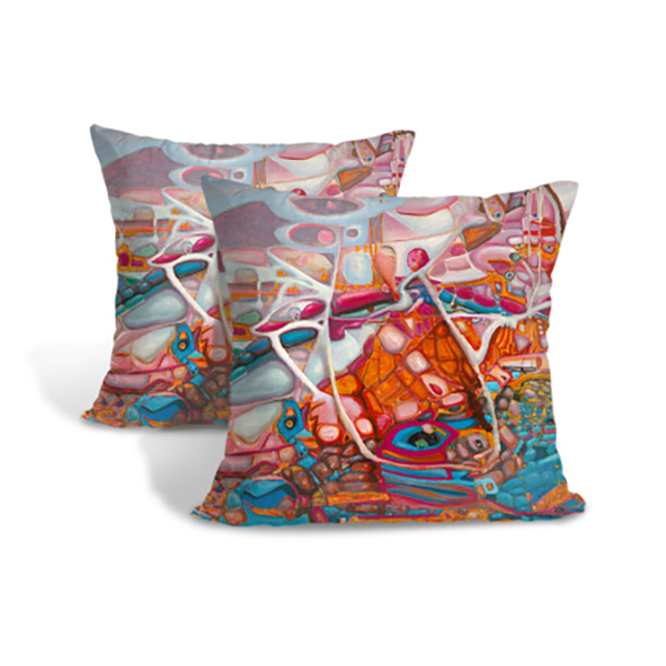 Cushion Cover Pillow Cover Throw Pillow Case, Decorative Square Artistic Design Pillow Case (Pattern 2)