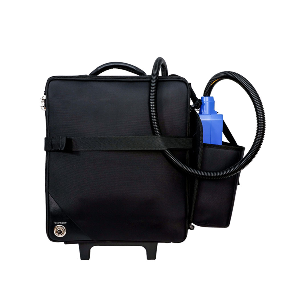 US Stock, Backpack Type 50W Metal and Non-metal Surface Laser Cleaner Oil Cleaner Dust Cleaning Machine