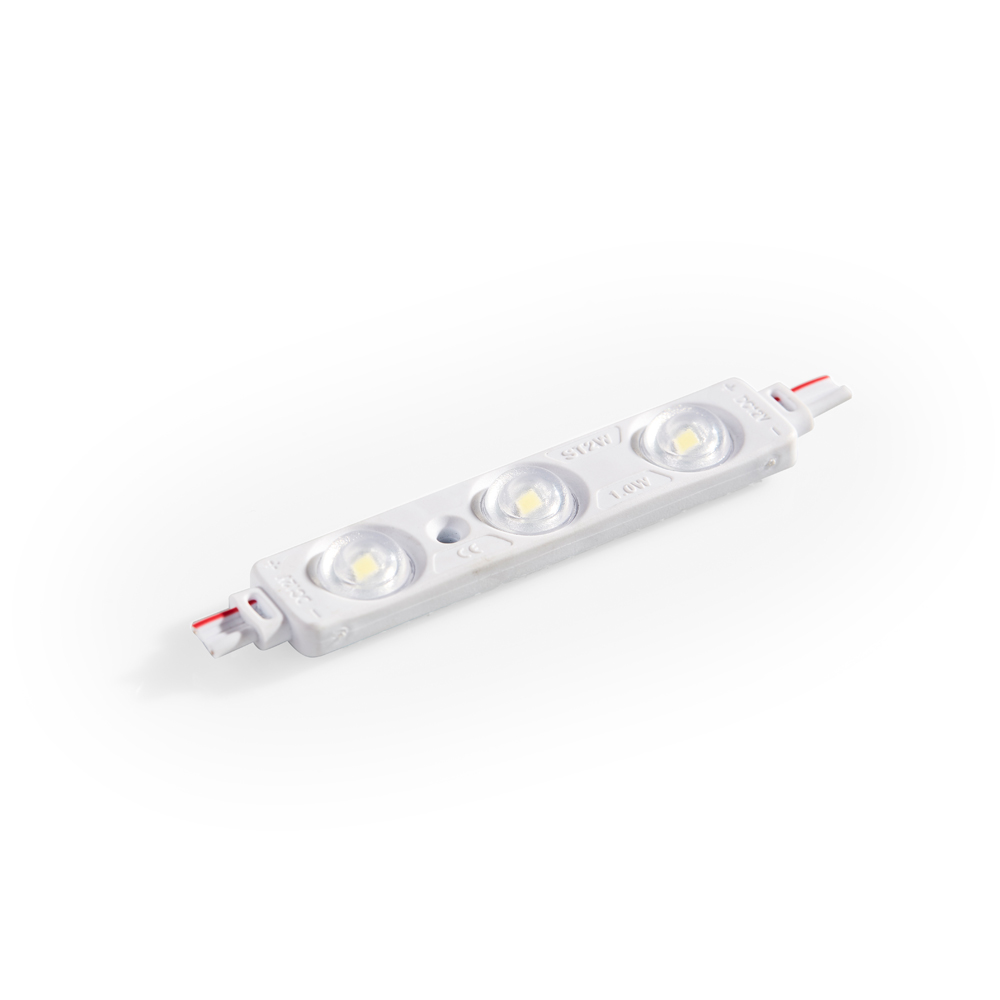 SMD 2835 Waterproof LED Module (3 LED Chips with Aluminum PCB Injection, White Light, 1W, L71.5 x W13.5 x H6.7mm), DC12V