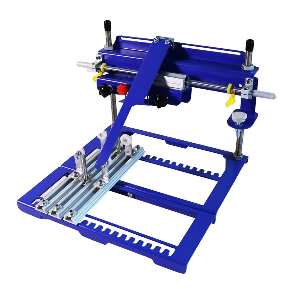 7.9" x 5.9" Manual Cylinder Curved Screen Printing Press for Pen / Cup / Mug / Bottle (Diameter:6.7")