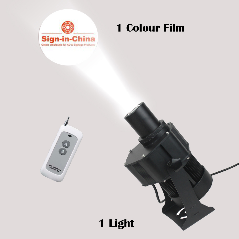 60W Outdoor Black Remote Control LED Gobo Projector Advertising Logo Light (with Custom Rotating Glass Gobos) Meanwell Driver 60W Outdoor Black Remote Control LED Gobo Projector Advertising Logo Light (with Custom Rotating Glass Gobos) Meanwell Driver