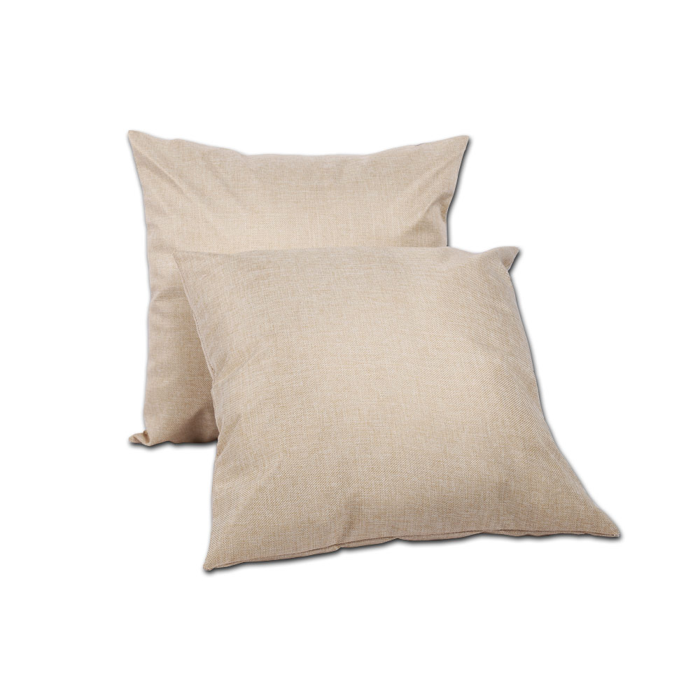 US Stock-50pcs/carton Linen Direct Sublimation Blank Pillow Case Cushion Cover 15.75"x15.75"