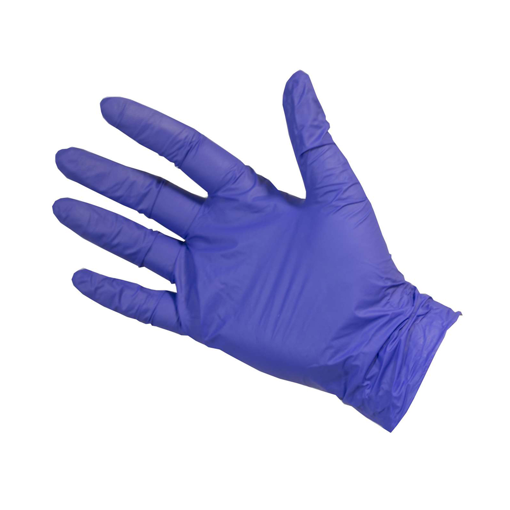 Exam Examination Sanitary Blue Gloves Nitrile Latex Gloves 100Pcs/pack