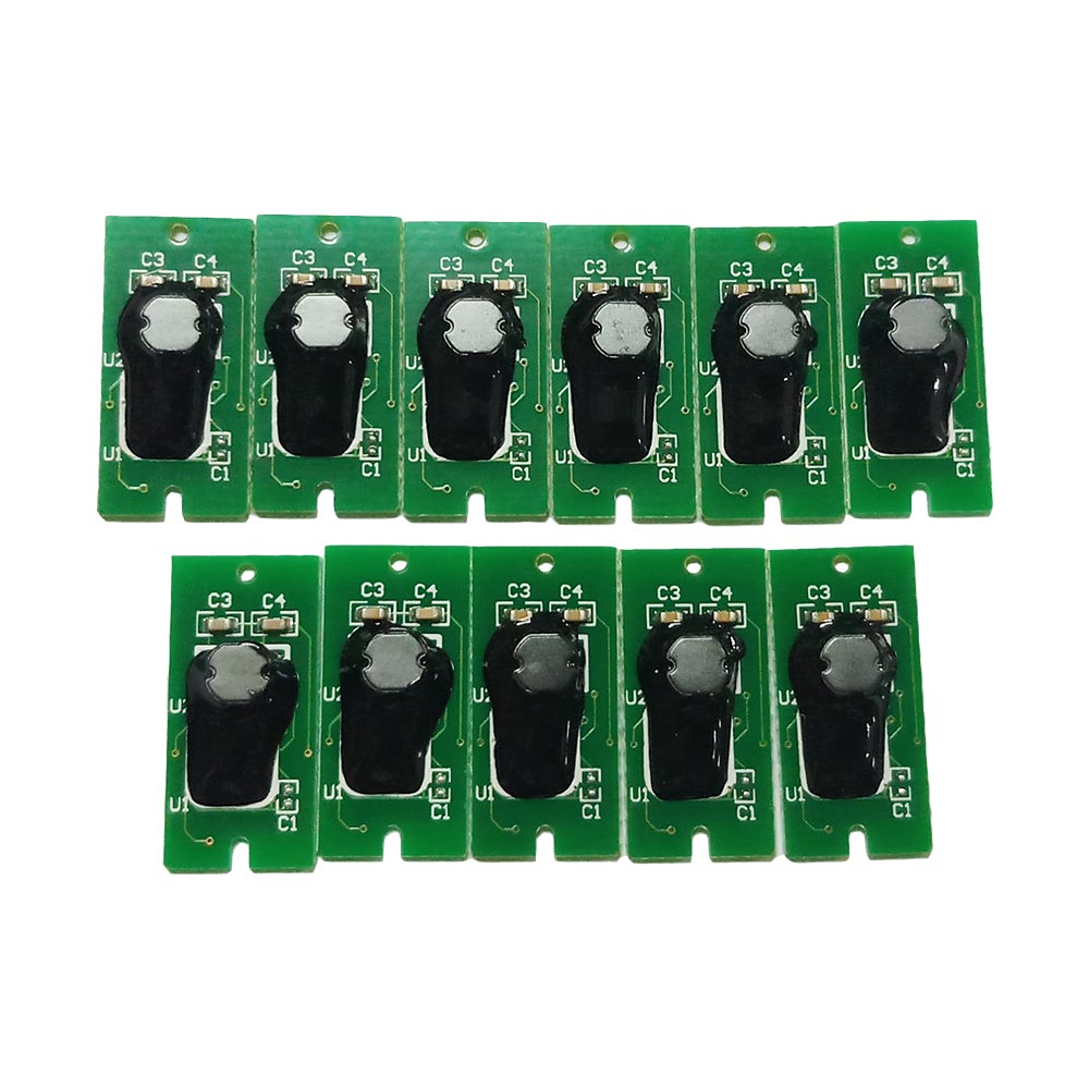 Generic One-Time Chip for Epson SureColor P9000(for EUR);11pcs/set(C M Y K LC LM LK MK LLK OR GR)