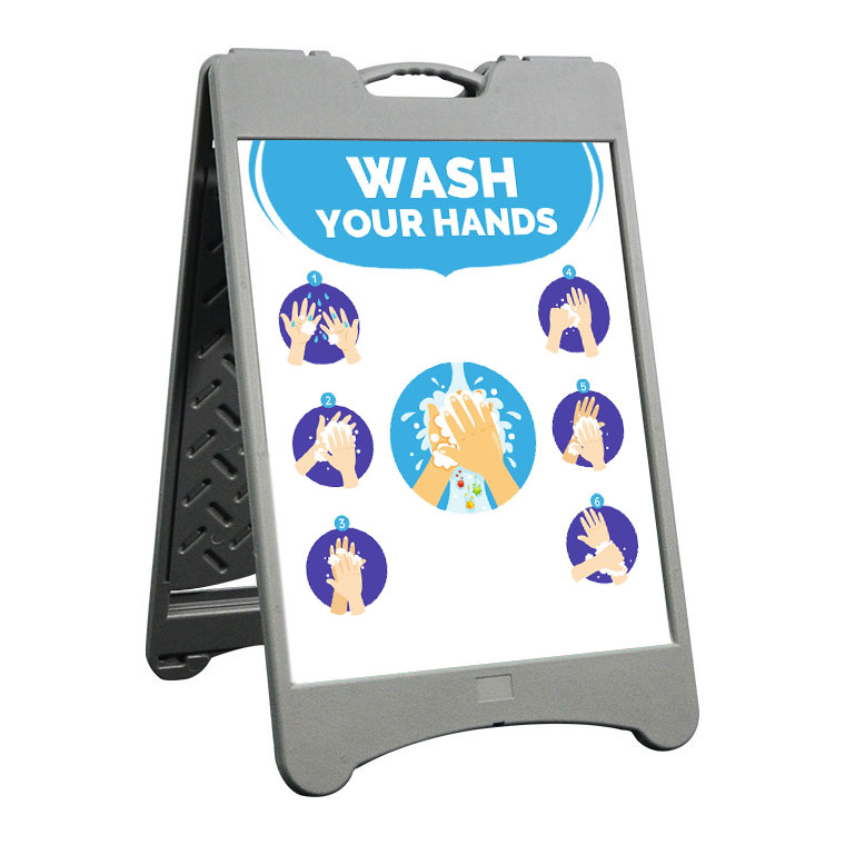 Outdoor Double Side Poster Stand