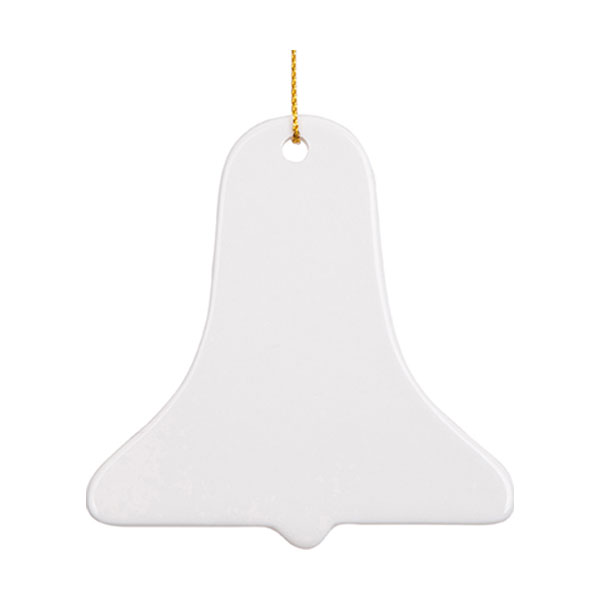 3" Bell Ceramic Ornament