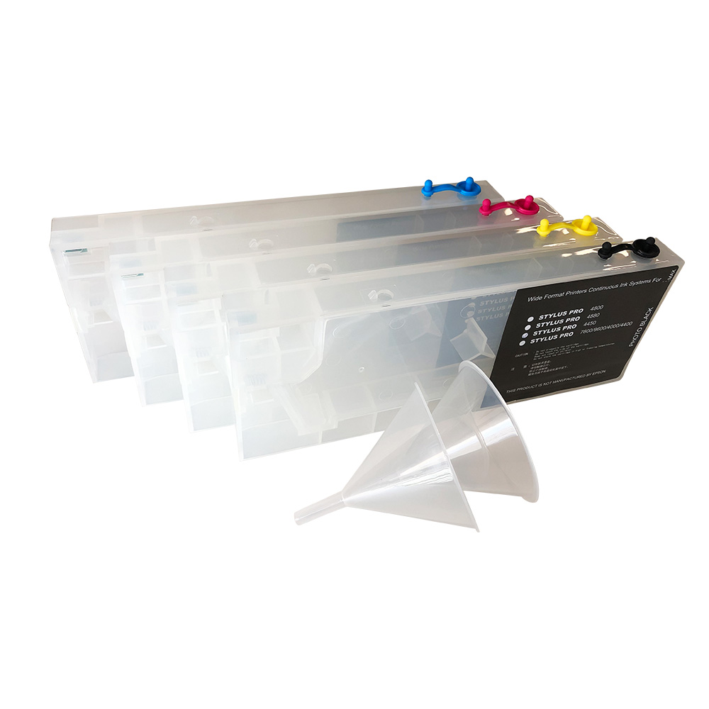 Epson Stylus Pro 4450 Refilling Cartridge, with 2 Funnels