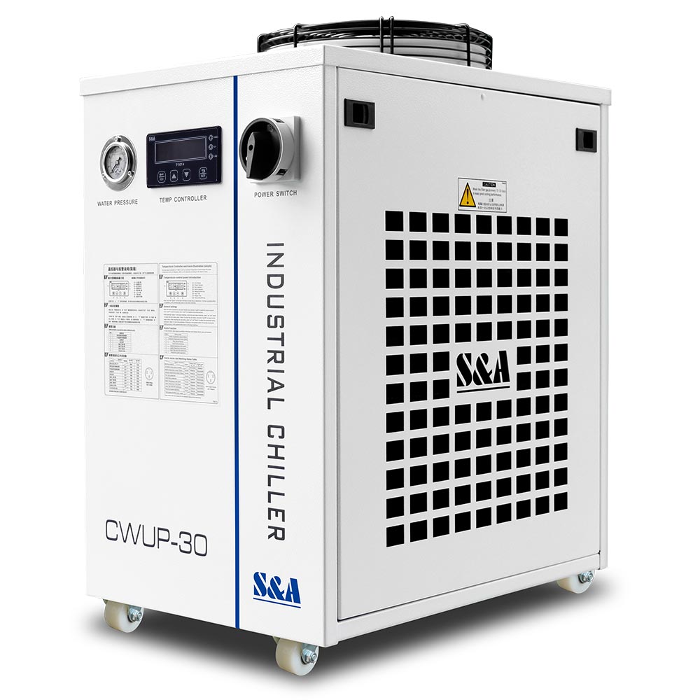 S&A Portable Laser Chiller CWUP-30 For 30W Solid State Ultrafast Laser S&A Portable Laser Chiller CWUP-30 For 30W Solid State Ultrafast Laser