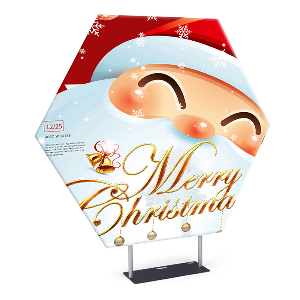 6.2 x 6.2 FT Hexagonal Shape Display (Graphic Only)