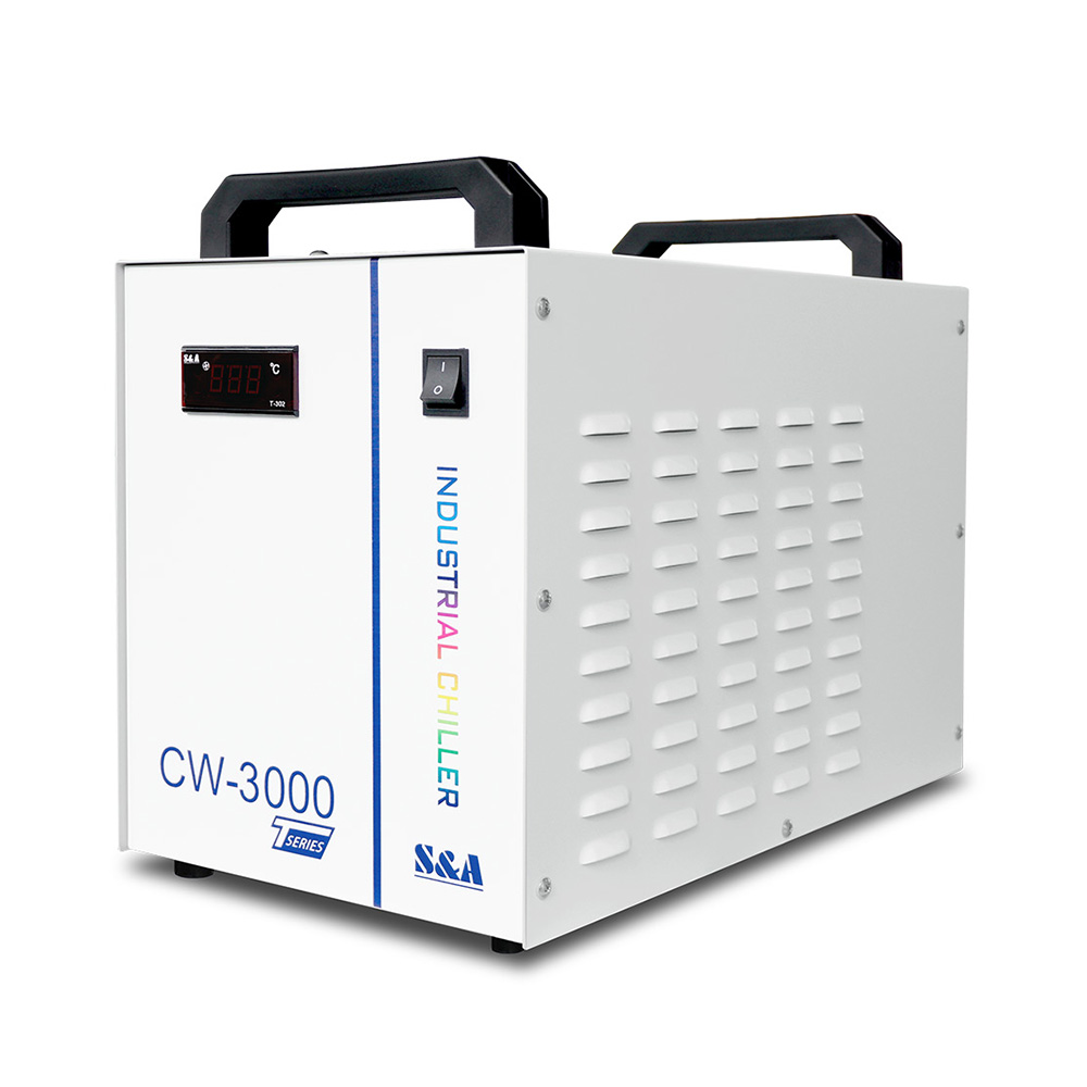 CW-3000AG Thermolysis Industrial Water Chiller (AC220V 50Hz) for 60W or 80W CO2 Glass Laser Tube