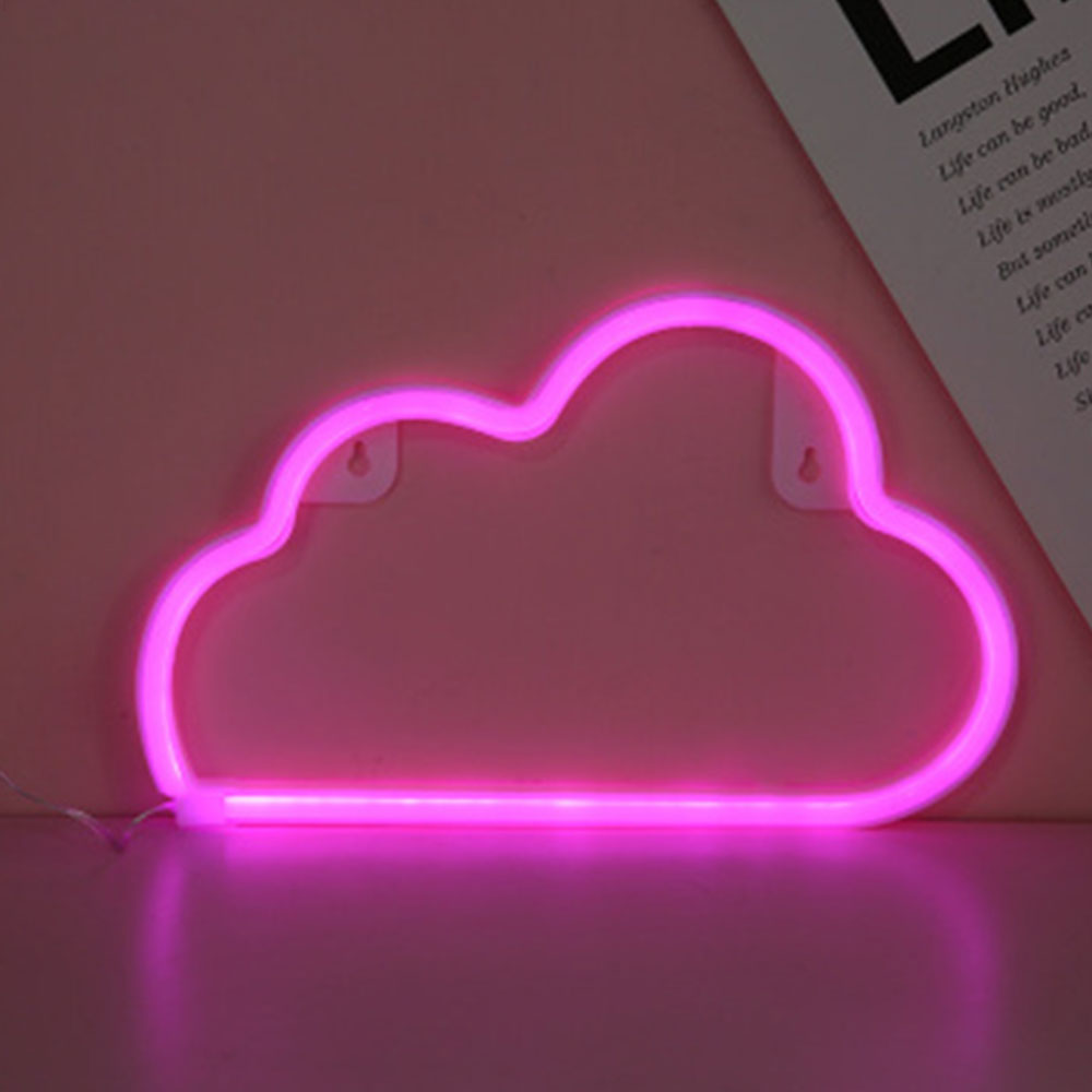 CALCA LED Cloud Neon Sign, Size - 11.8X7.5inches(30x19 cm) CALCA LED Cloud Neon Sign, Size - 11.8X7.5inches(30x19 cm)