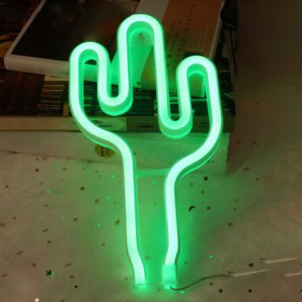 CALCA LED Cactus Neon Sign, Size - 10.2X5.9inches(26x15 cm) CALCA LED Cactus Neon Sign, Size - 10.2X5.9inches(26x15 cm)
