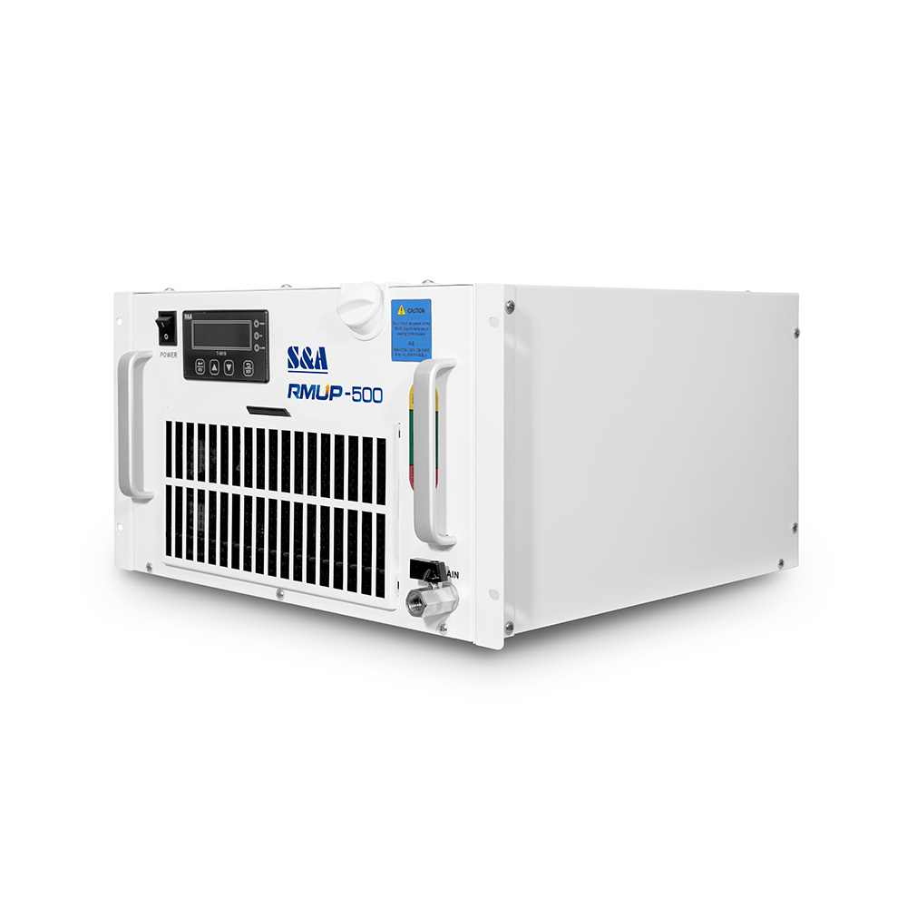 S&A RMUP-500 BI 6U Rack Mount Industrial Chiller Unit for Cooling 10W-15W UV Lasers Ultrafast Laser