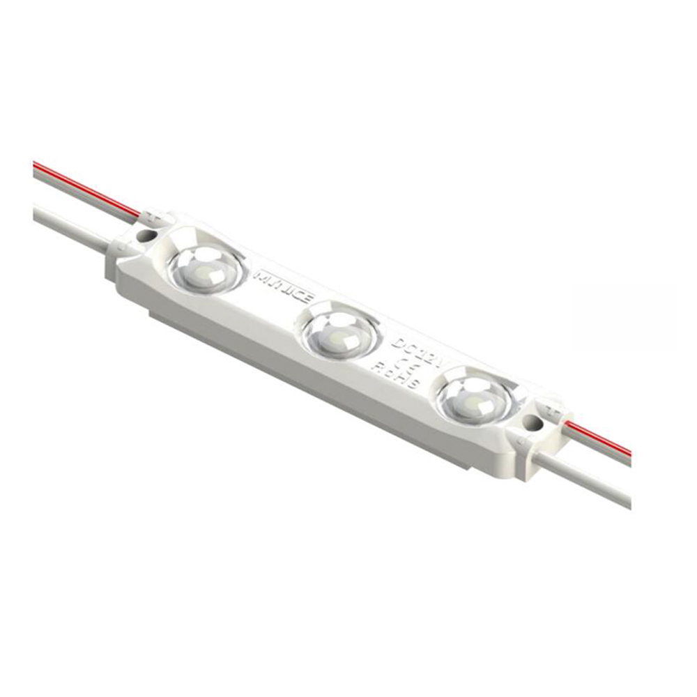 UL SMD 2835 Waterproof  LED Module (3 LEDs with Optical Lens, White Light, 1W, L59.6 x W12.6 x H6.8mm) Designed for Internal Illumination of Signs