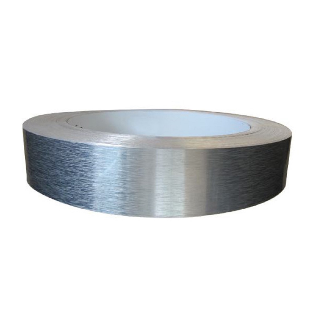 US Stock Thickened 60mm (2.36") x 100m (328ft) Roll Aluminum Tape (Flat Coil without Folded Edge, 0.8mm (0.031") Thickness, Brushed)