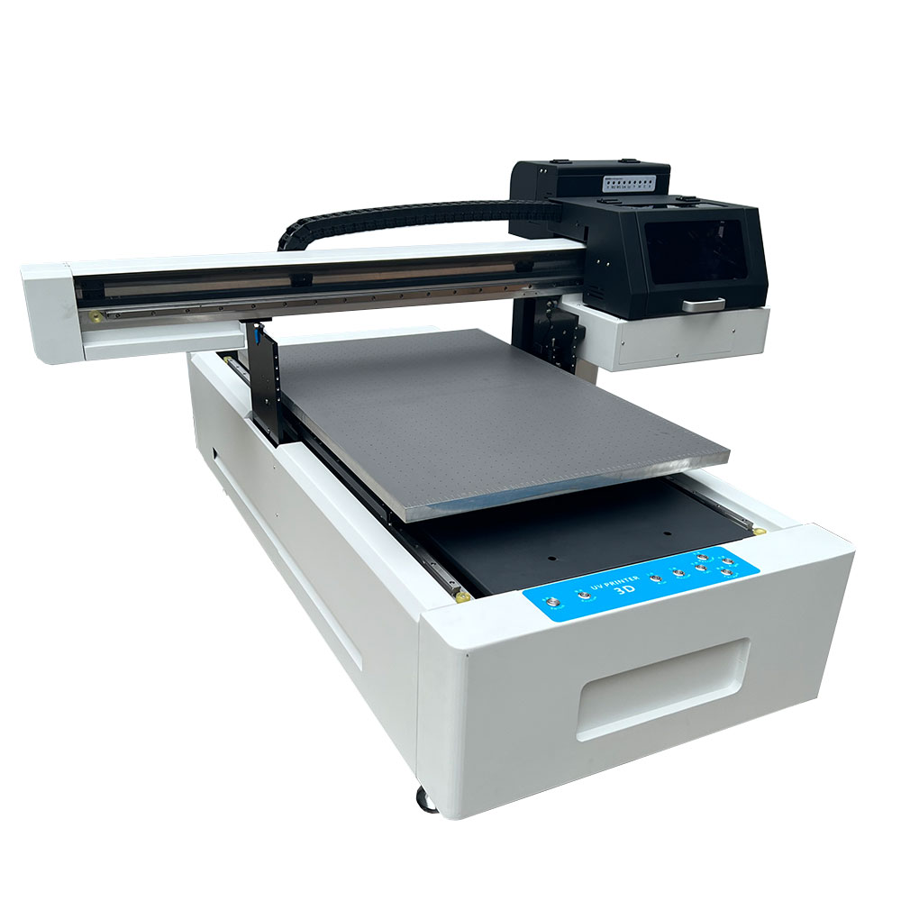 60*90 Digital Flatbed UV Printer with 2 Epson i3200U/XP600 Printheads