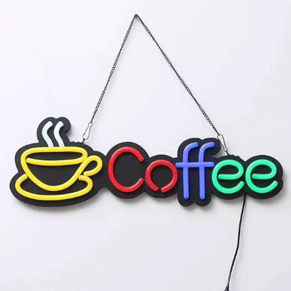 CALCA Coffee LED Neon Sign Decoration Size-15.7X5.9 inches(40x15cm) CALCA Coffee LED Neon Sign Decoration Size-15.7X5.9 inches(40x15cm)