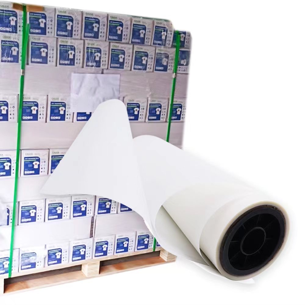 CALCA DTF Transfer Film Premium Roll - Hot Peel(120 Roll/1 Pallet, 23.6in x 328ft )