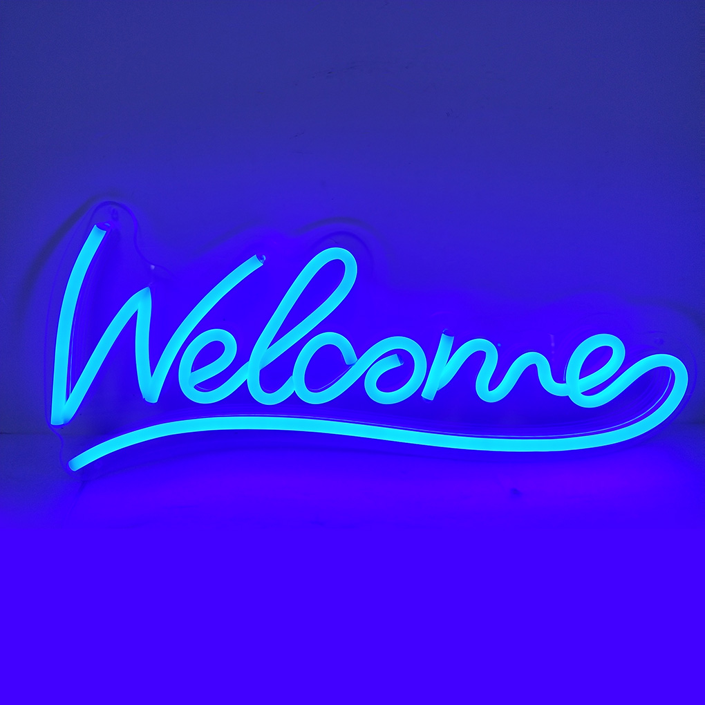 CALCA Welcome LED Neon Sign  Size-19.7X8.7 inches(Type1)