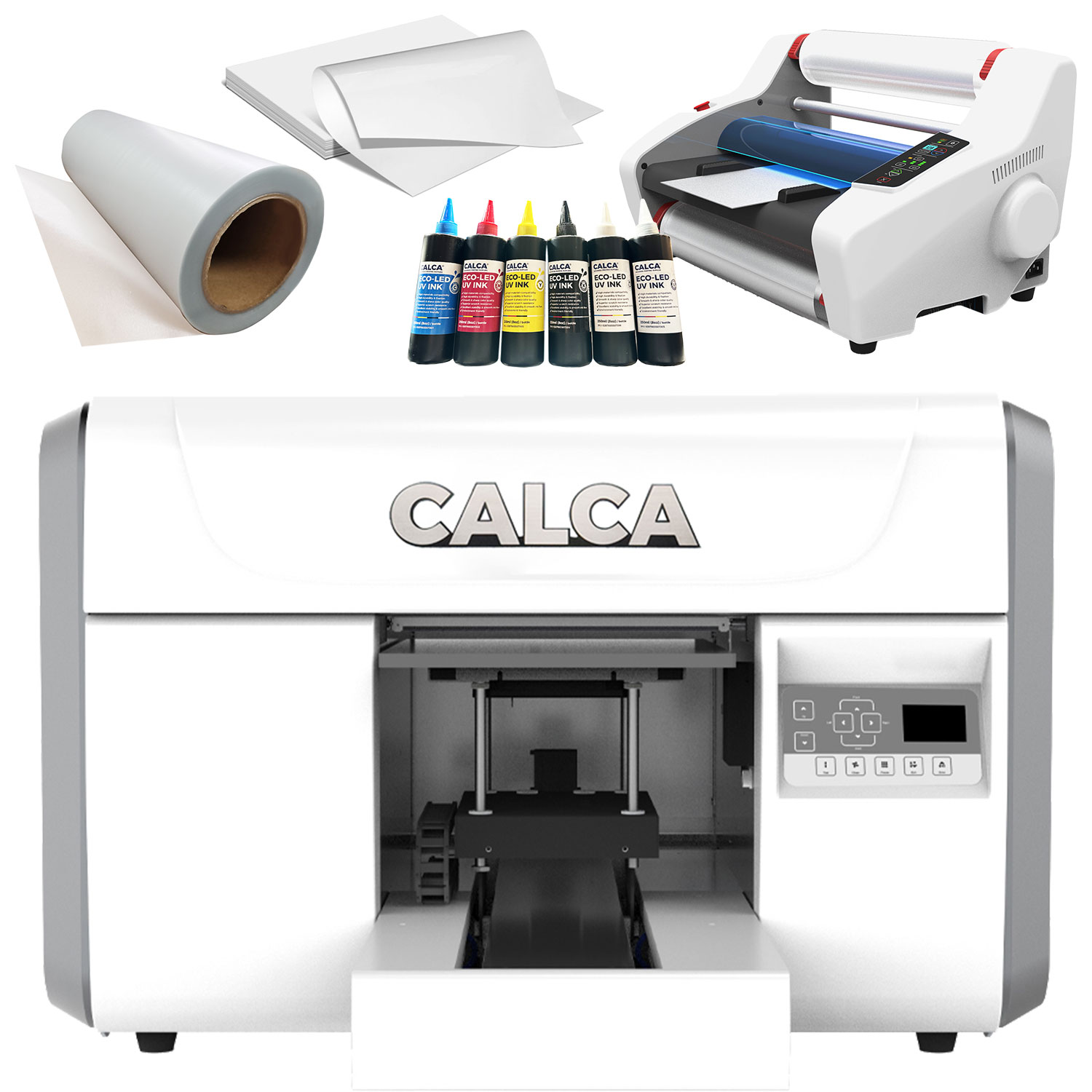 CALCA UV DTF Printing Solution Bundle A3 for Crystal Label