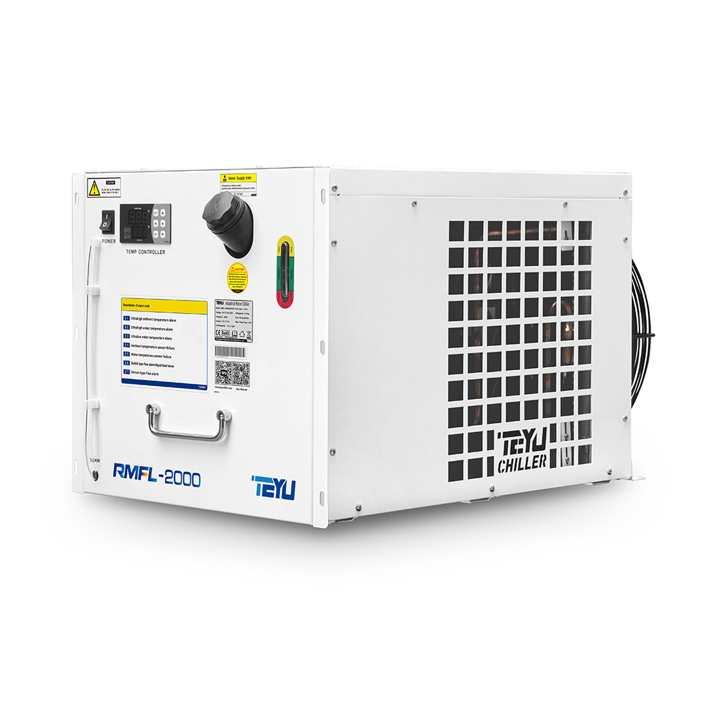 S&A Rack Mount Recirculating Laser Chiller RMFL-2000 For 2KW Handheld Fiber Laser Welding Machine(1.78HP AC 1P 220V 60HZ) S&A Rack Mount Recirculating Laser Chiller RMFL-2000 For 2KW Handheld Fiber Laser Welding Machine(1.78HP AC 1P 220V 60HZ)